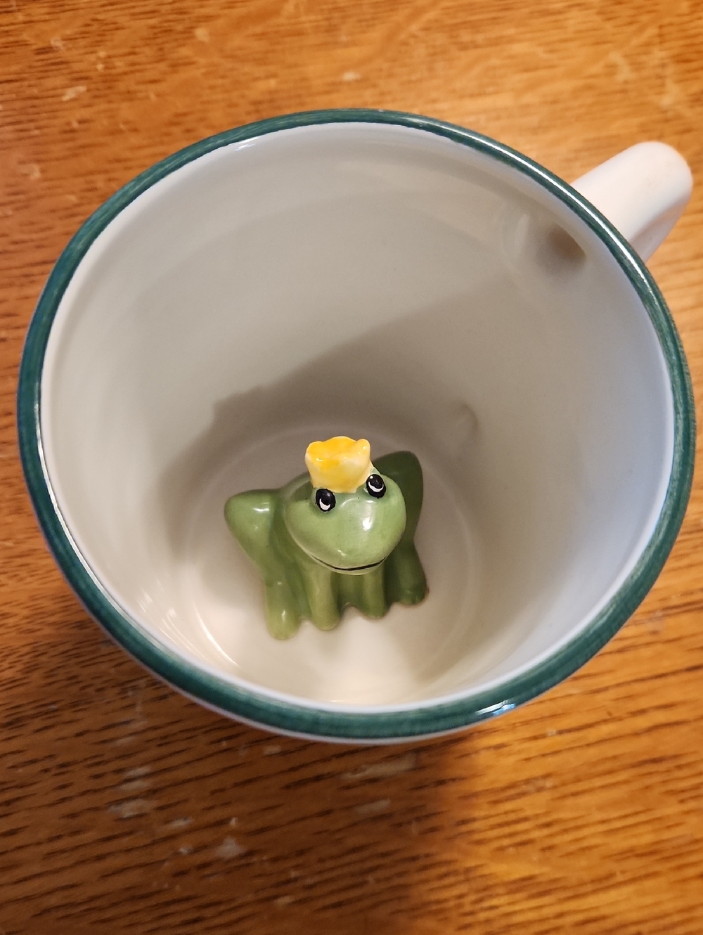 Vintage 1998 Peek A Boo Frog Prince Coffee Mug - Picture 4 of 4